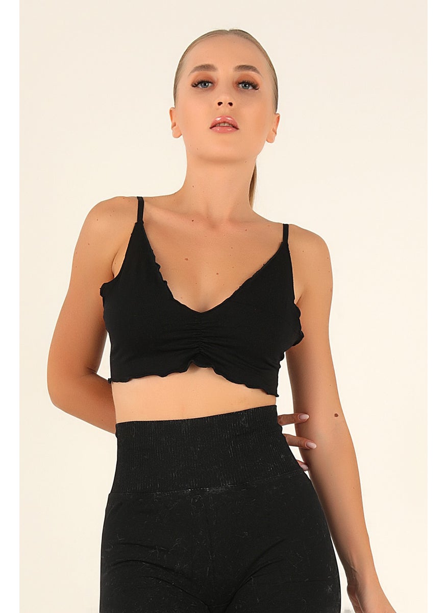 DoReMi - Gathered Detail Adjustable Strap Bustier - Image 1