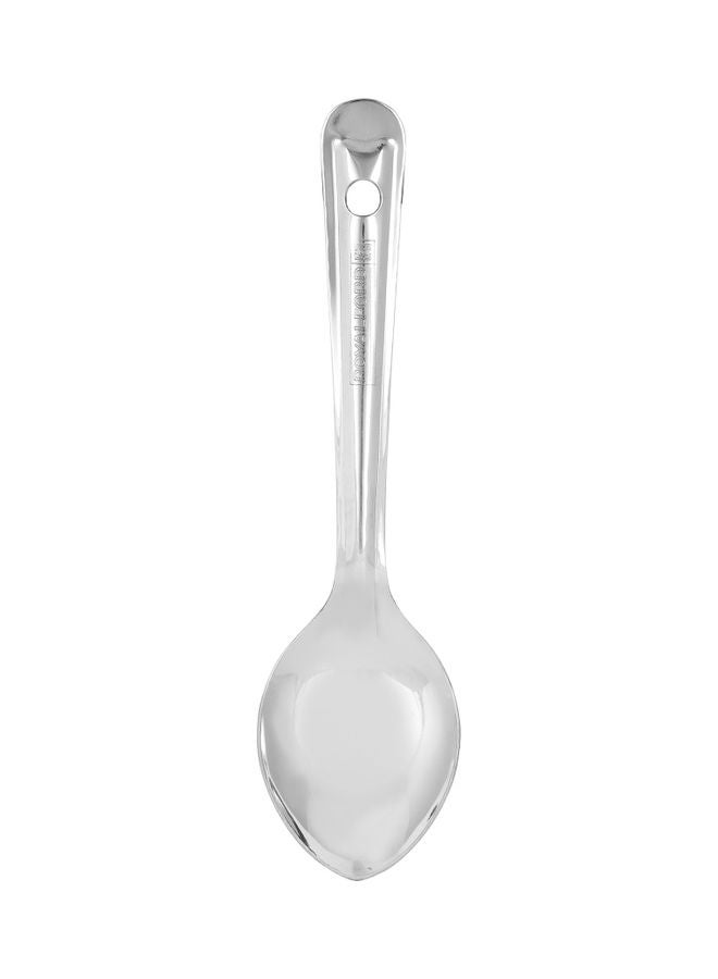 Royalford Premium Quality Kitchen Tools 100% Food Grade Stainless Steel Silver 27Cm Ss Serving Spoon Made In India Silver 27cm - Image 1