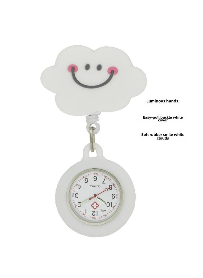 Soft Rubber Stretchable Nurse Watch Cartoon Character Animal Doctor Nurse Chest Watch Pocket Watch 25 Pcs 