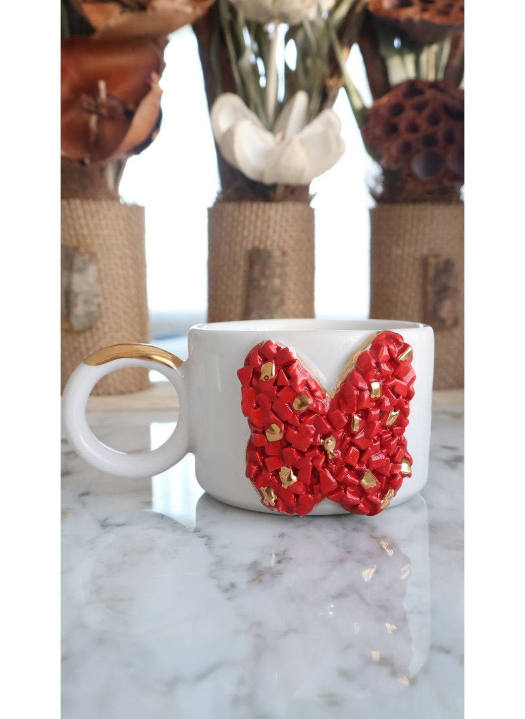 Balooun Atelier Butterfly (Red) Cup  - Image 2