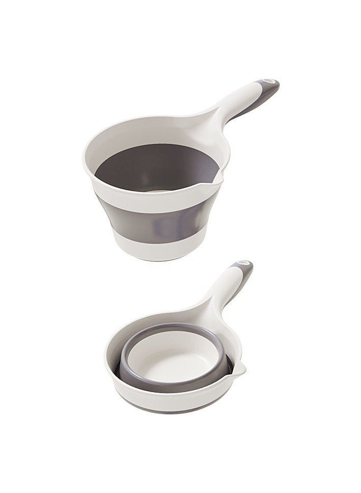 XiuWoo 7-Piece Anti-Slip Foldable Baby Bathtub Set,Safe Material,Save Space ,1 Bathtub, 1 Stand, 1 Scoop, 3 Washbasins, 1 Bucket - Image 5