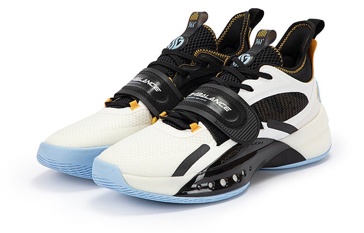 361 Degrees Aaron Gordon x Zen 4 Basketball Shoes 'White Black Blue' - Image 5