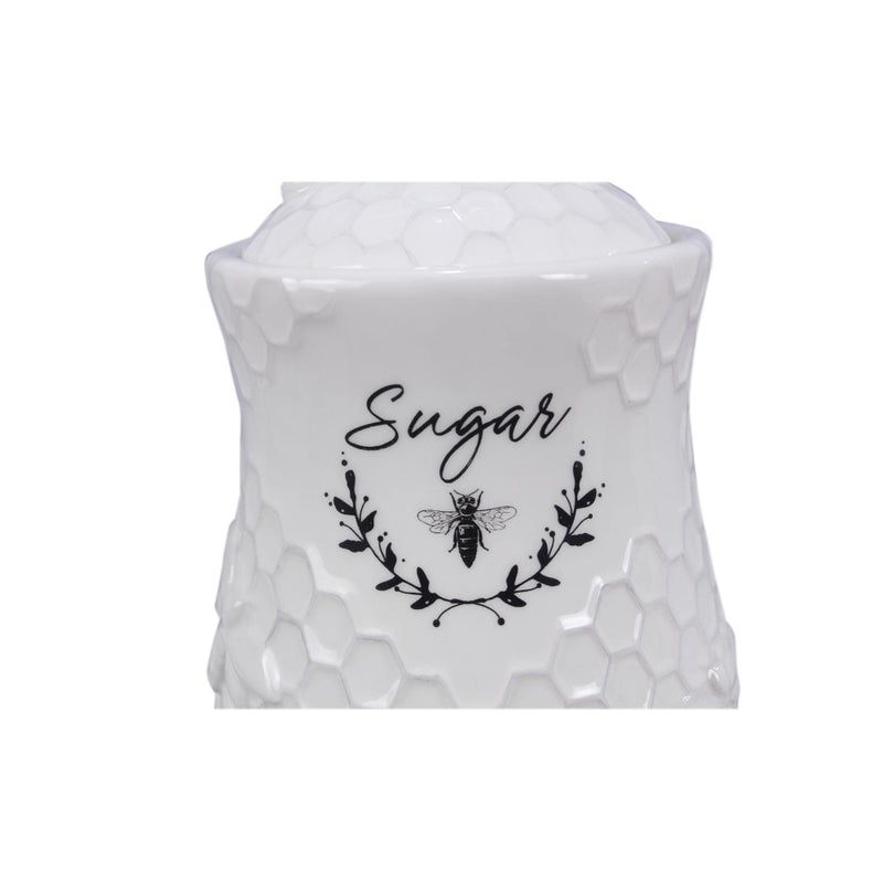 Young's Inc Ceramic Honey Bee Canisters, 4 pc/set - Image 4