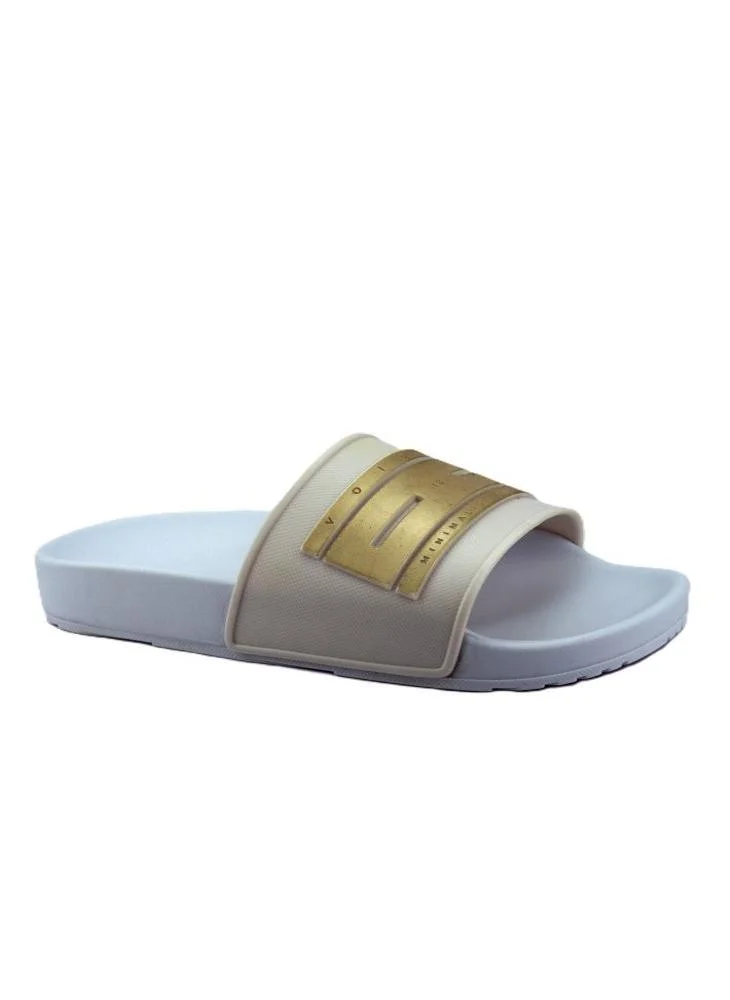 Voices Slide London Women'S Anti Slip Sole Single Strap Sandals - White