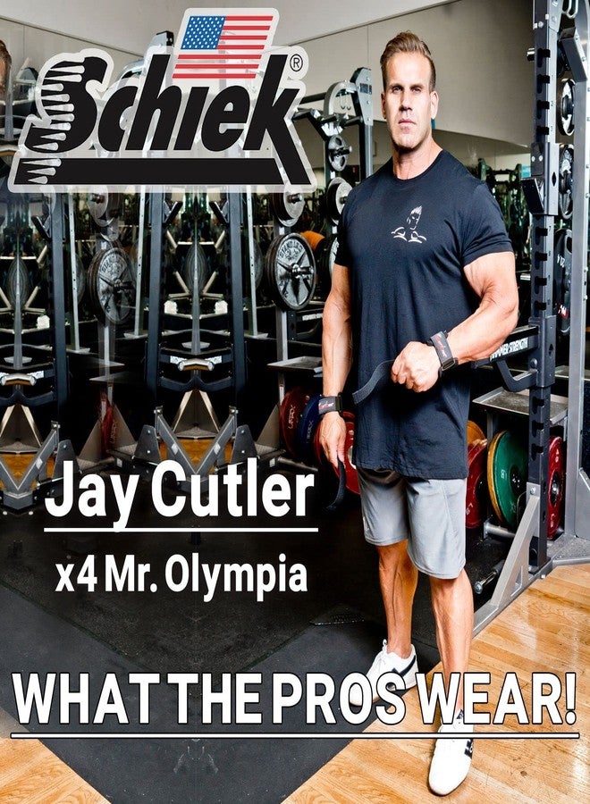 Schiek Sports Model J1000PLS Jay Cutler Signature Power Lifting Wrist Straps - Image 2