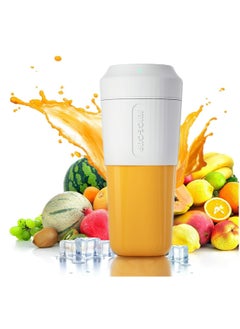 Mini Portable Blender Personal Blender 350ml Smoothie Shake Maker Fruit Juice Cup with Four Blades Handheld Juicer Machine 3000mAh Rechargeable 24000rpmormin for HomeorOffice
