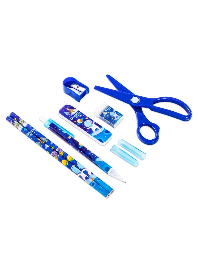 Eazy Kids Eazy Kids 9-Piece Kids Stationery Gift Set – Astronaut & Space Theme  - Image 2