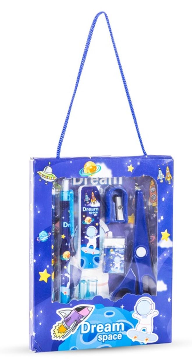 Eazy Kids 9-Piece Kids Stationery Gift Set – Astronaut & Space Theme - Image 1