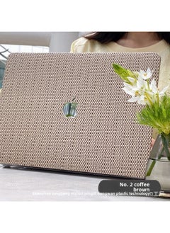 Generic Applicable Macbook Protective Case Computer Protective Case Pro Apple Laptop Protective Case Air Computer Protective Case-Color:Hollow-No. 2 Color (white Background)-Applicable Model:air13(A1369/A1466)  - Image 1