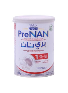 Nan Pre Nan Baby Milk Powder Stage No. 1 400 gm for low weight children, suitable from birth 