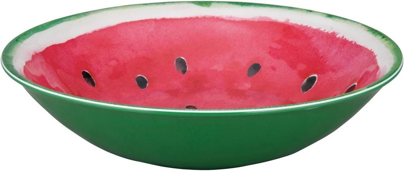 UPware Watermelon Melamine Bowl Set Round Bowls for Pasta Rice Soup and Salad BPAFree Dishwasher Safe ShatterProof Red 8 Inch Set of 6 - Image 2