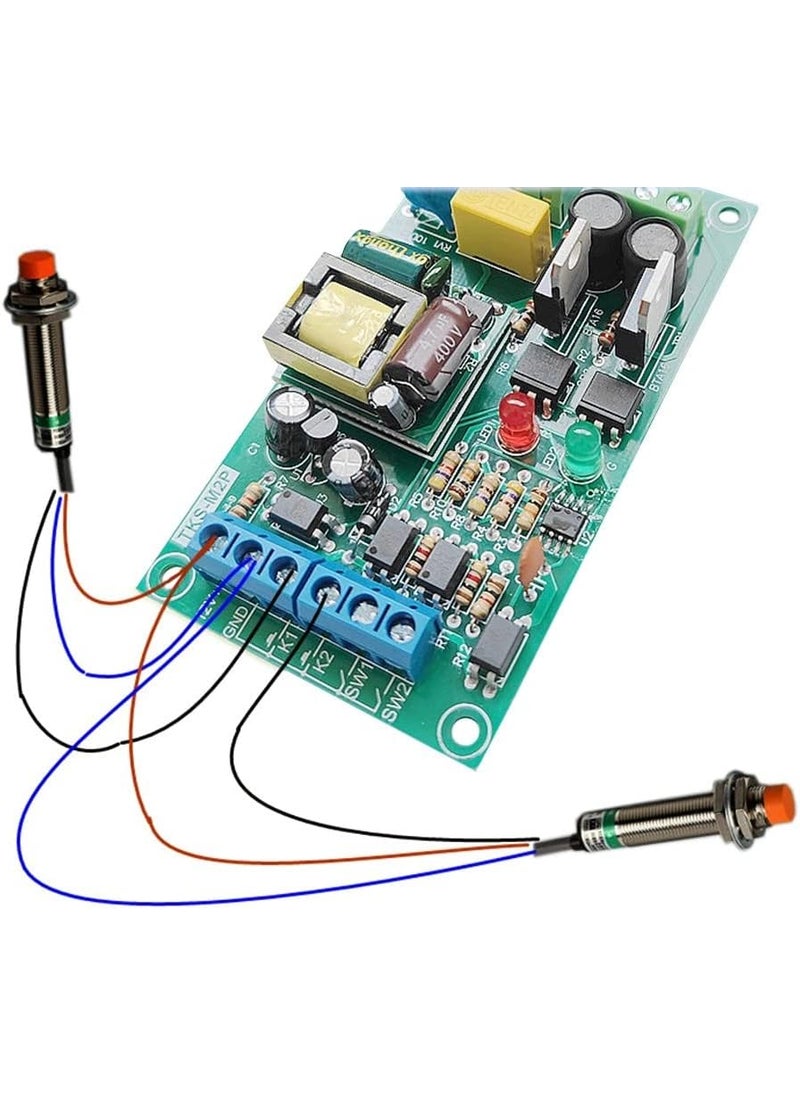 DONGKER DONGKER Motor Forward Reverse ControllerAC 85V250V Motor Speed Controller Motor Drive Module Limit Switch  - Image 5