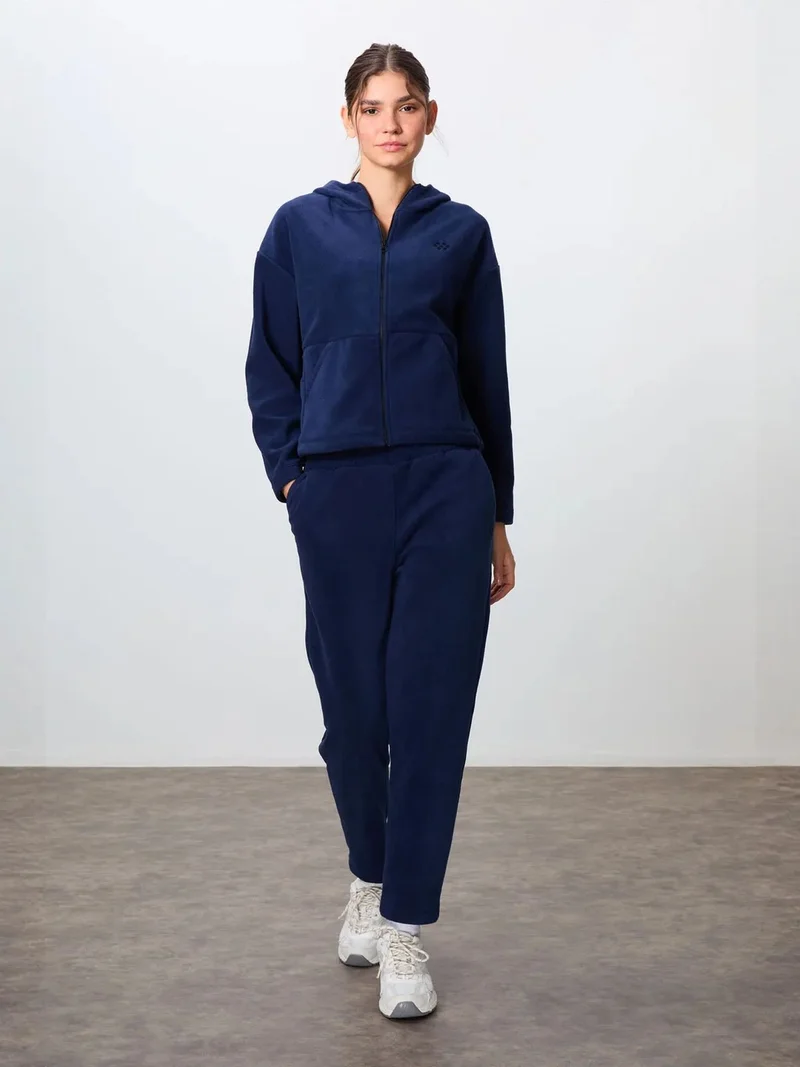 تومي لايف TOMMY Oversized Hooded Zipper Tracksuit Set