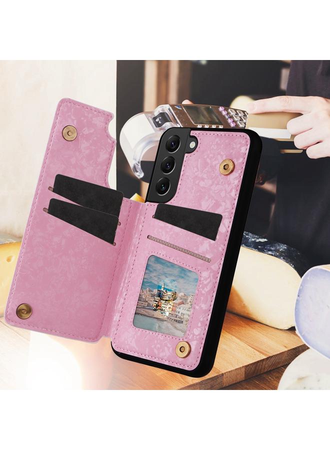 اس-توب جراب لهاتف Samsung Galaxy S22+ 5G مطبوع بمشبك مزدوج RFID مضاد للسرقة - Image 2