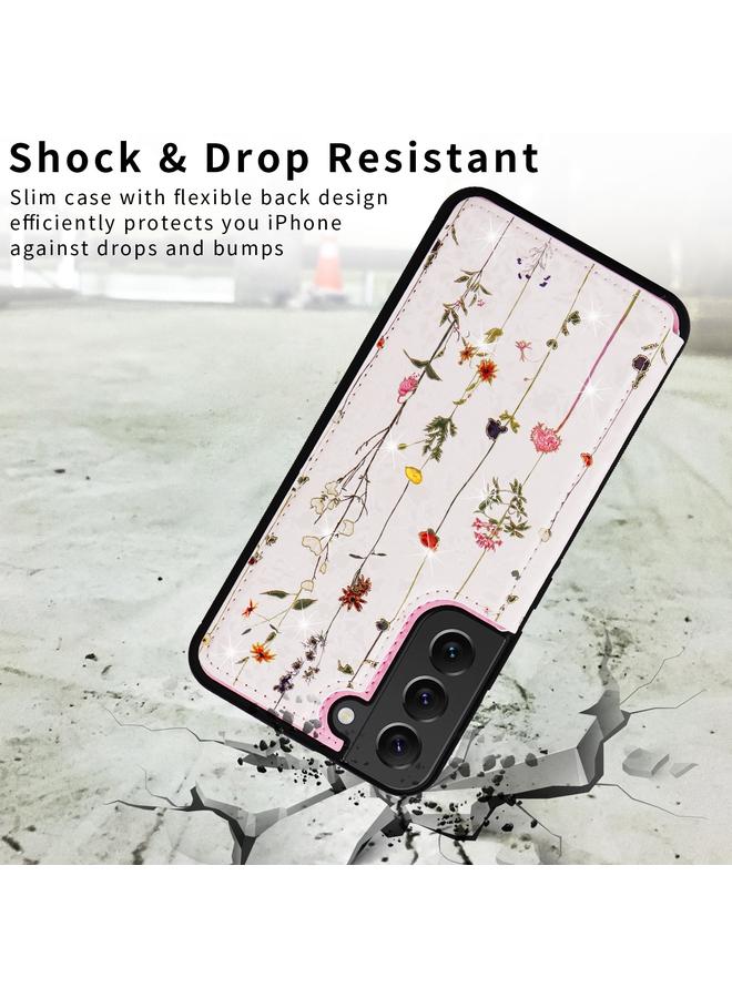 اس-توب جراب لهاتف Samsung Galaxy S22+ 5G مطبوع بمشبك مزدوج RFID مضاد للسرقة - Image 5