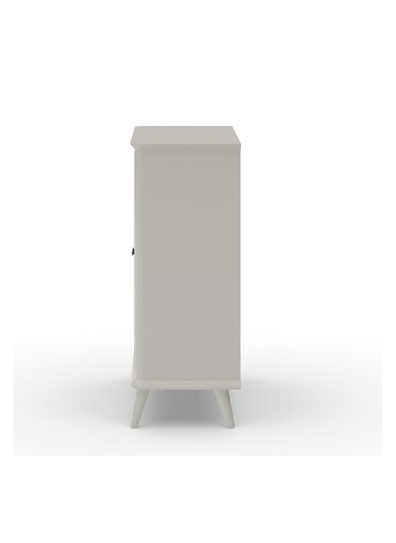 ROYALOAK Royaloak Oliver Side Board | MDF | High Glossy | Kitchen Cabinet | Crockery Cabinet | Durable & Long-lasting | Two Doors | Three Shelves  - Image 2