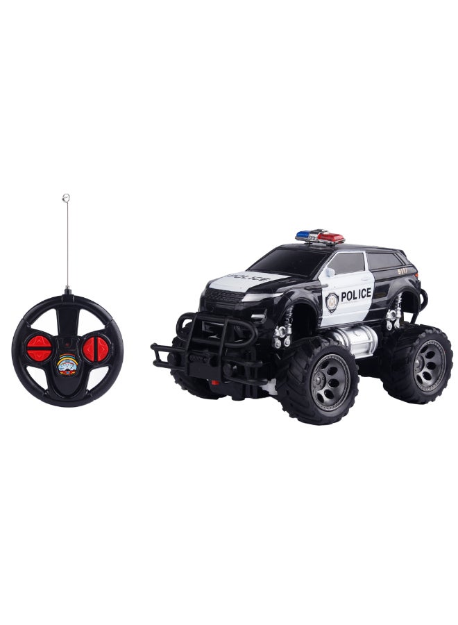 HST Jeep Winner Track 1:24 RC Car – Steering Wheel Remote Control Police - Image 1