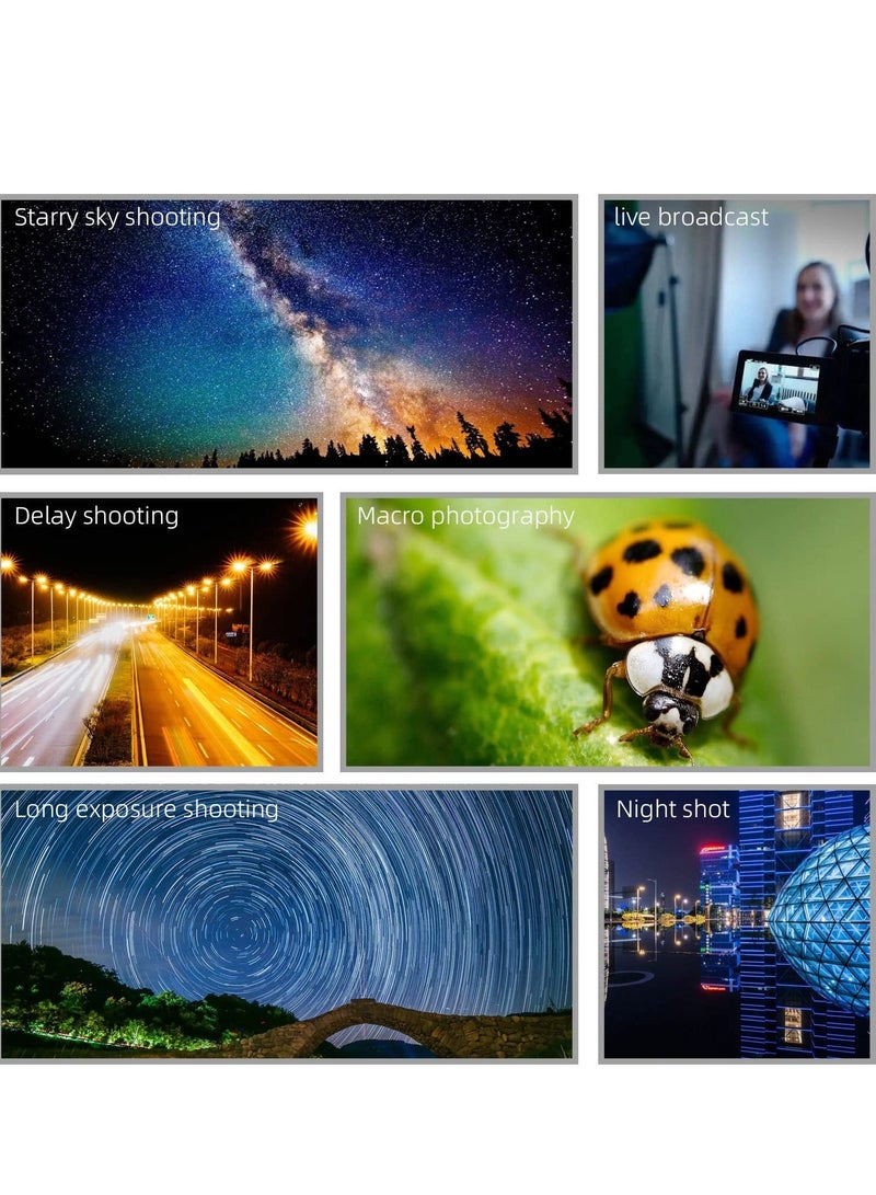 Captaintech Portable Desktop Mini Tripod, Aluminum Alloy 20 inches/ 50 Centimeters with 360 Degree Ball Head, Small Travel Desktop Tripod Max Load 13 lbs Compatible with DSLR Camera Sony Video Camcorder Phones - Image 2