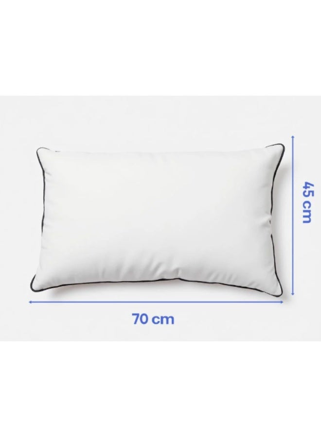 A soft and comfortable microfiber pillow that gives a feel similar to hotel pillows. - Image 3