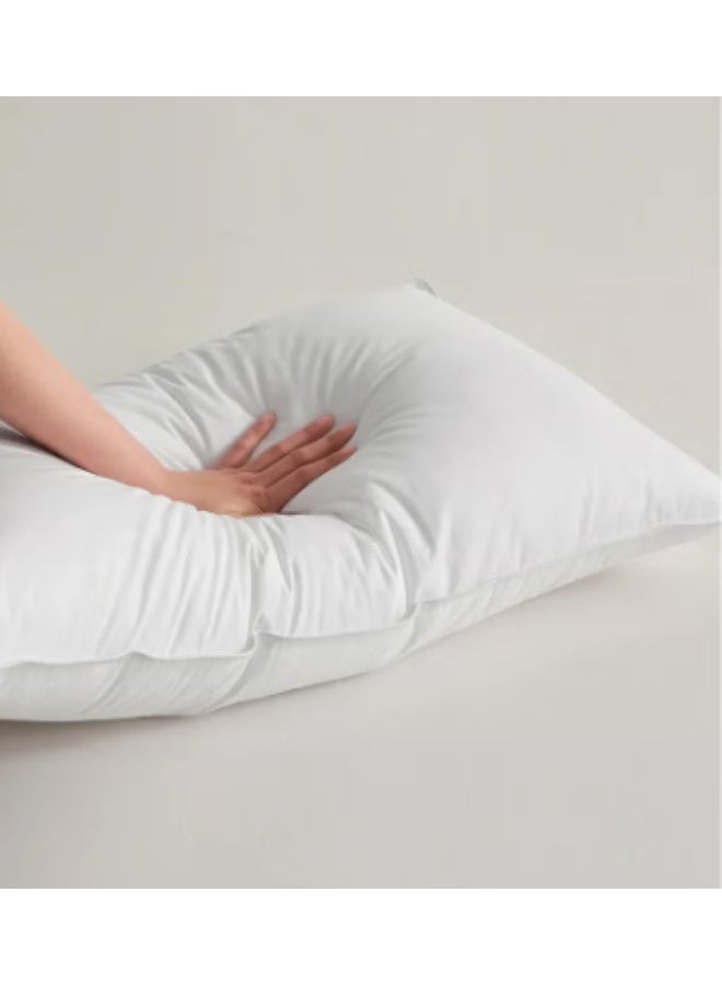 A soft and comfortable microfiber pillow that gives a feel similar to hotel pillows. - Image 2