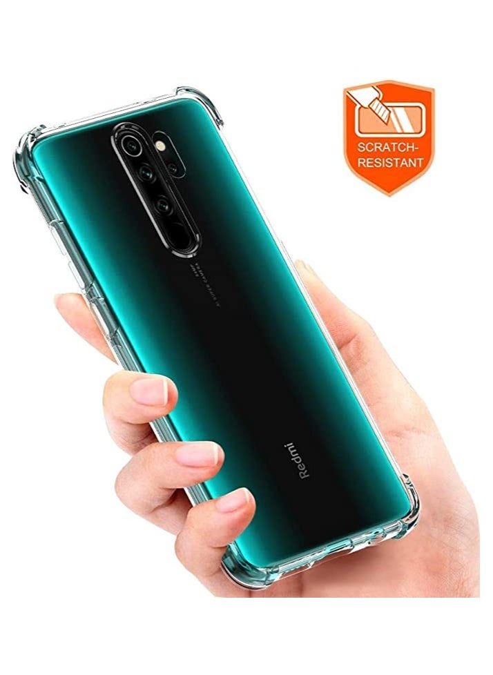 ماركة غير محددة جراب لهاتف Xiaomi Redmi Note 8 Pro جراب شفاف للغاية من مادة TPU الناعمة فائقة النحافة ومضاد للانزلاق ومقاوم للخدش Note 8 Pro شفاف  - Image 2
