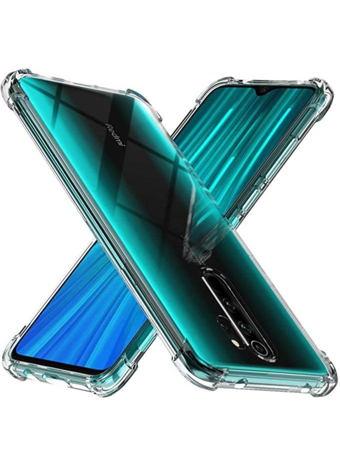 ماركة غير محددة جراب لهاتف Xiaomi Redmi Note 8 Pro جراب شفاف للغاية من مادة TPU الناعمة فائقة النحافة ومضاد للانزلاق ومقاوم للخدش Note 8 Pro شفاف  - Image 1