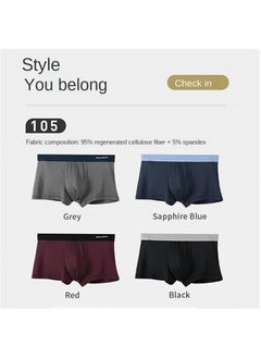 AOELEMENT 4-Piece Boxer Briefs Set Multicolour  - Image 3