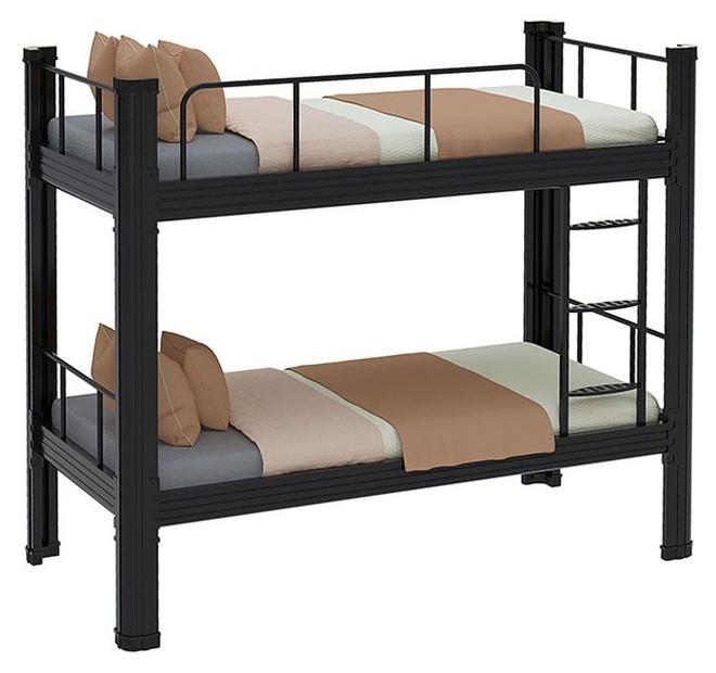 إن كي أكس سرير بطابقين مزدوج – إطار معدني متين، تصميم موفر للمساحة - Image 1