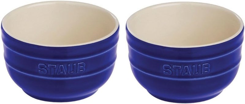 STAUB Ceramics Prep Bowl Set 2piece Dark Blue - Image 3