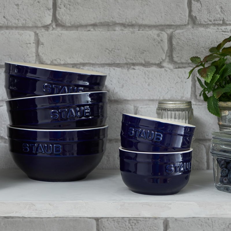 STAUB Ceramics Prep Bowl Set 2piece Dark Blue - Image 4