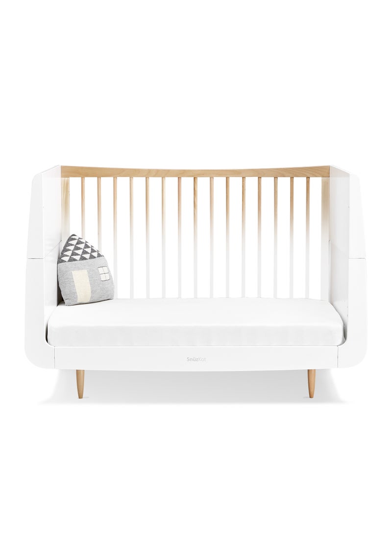 Snuz سرير المهد القابل للتحويل Snuzkot Skandi - أومبير 120 × 81 × 25.5 سم مناسب من 0 إلى 10 سنوات مع مجموعة ملحقات  - Image 5