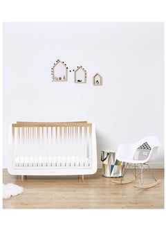 Snuz Kot Skandi Cot Bed For Infant And Baby/Kids/Toddler, Easily Convert To Toddler Bed, Made of Sustainably Sourced Wood, Suitable From 0 To 10 Years (W72 X L133Cm X H89Cm) - Natural  - Image 2