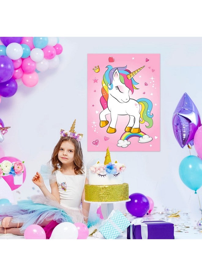 أستارون لعبة تثبيت القرن على وحيد القرن لحفلة عيد الميلاد مع 30 قرنًا لمستلزمات حفلات وحيد القرن وهدايا الفتيات وديكورات حفلات قوس قزح، لعبة تثبيت الذيل لعيد الميلاد - Image 5