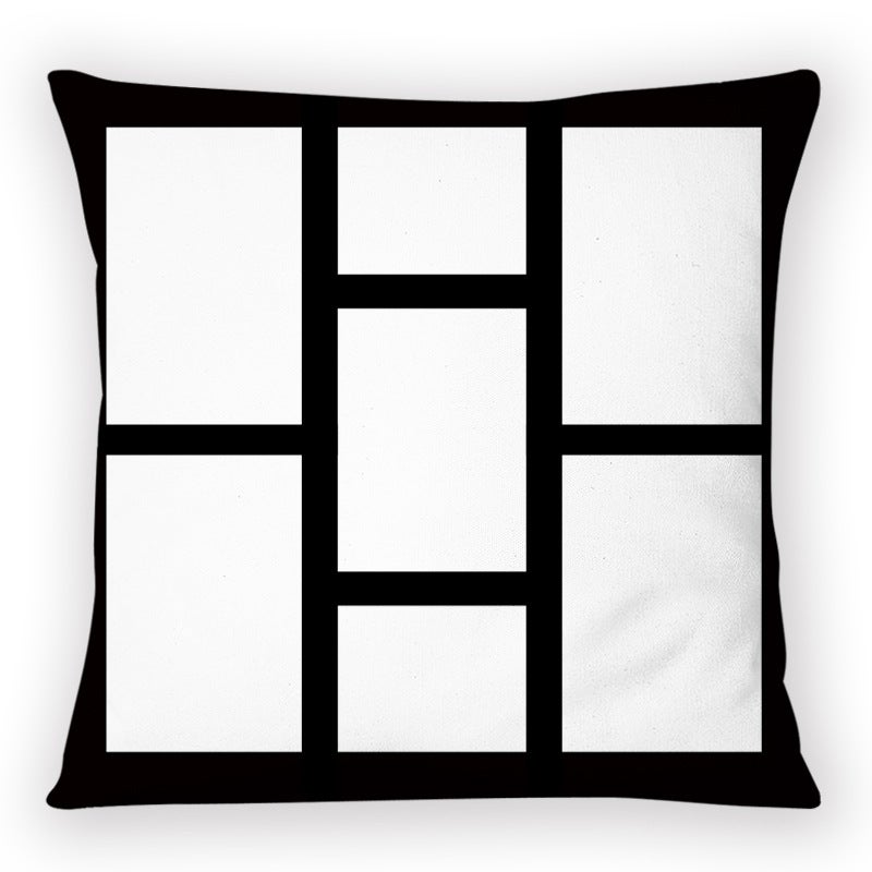 Digital Print Cushion Covers Customizable Design 7 grid 