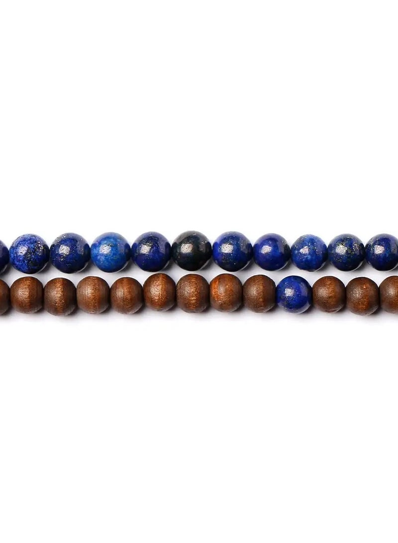 أم أم أيه من معدن الإنسان حامل للهاتف والنظارة  بأحجار اللازورد - Image 2