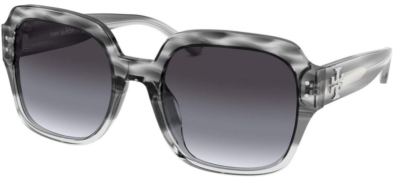 Tory Burch TY7143U Sunglasses 17858G-56 -, Dk Lt Grey Gradient TY7143U-17858G-56 - Image 1