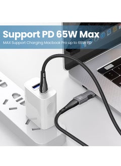 SYOSI 2 Pcs USB C to Lightning Adapter with 30W PD Support Fast Charging Notebook 65W charging USB C Adapter Female to Lightning  Male USB Type C Converter Fit Compatible with iPhone 15 Pro iPad Series  - Image 5