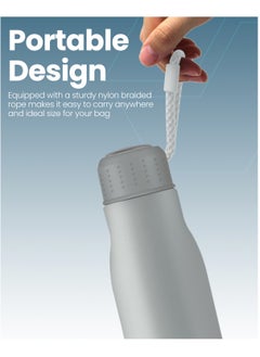 Moxedo Moxedo Vacuum Flask Stainless Steel Double Wall Vacuum Insulated for Hot and Cold BPA Free 500ML Leak Resistant for Gym, Home, Office, Outdoor and Work  - Image 3