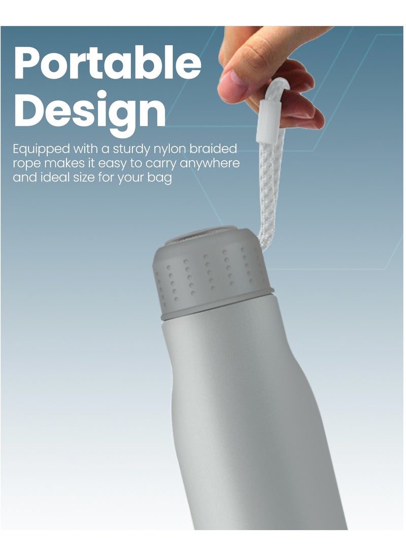 Moxedo Moxedo Vacuum Flask Stainless Steel Double Wall Vacuum Insulated for Hot and Cold BPA Free 500ML Leak Resistant for Gym, Home, Office, Outdoor and Work  - Image 3
