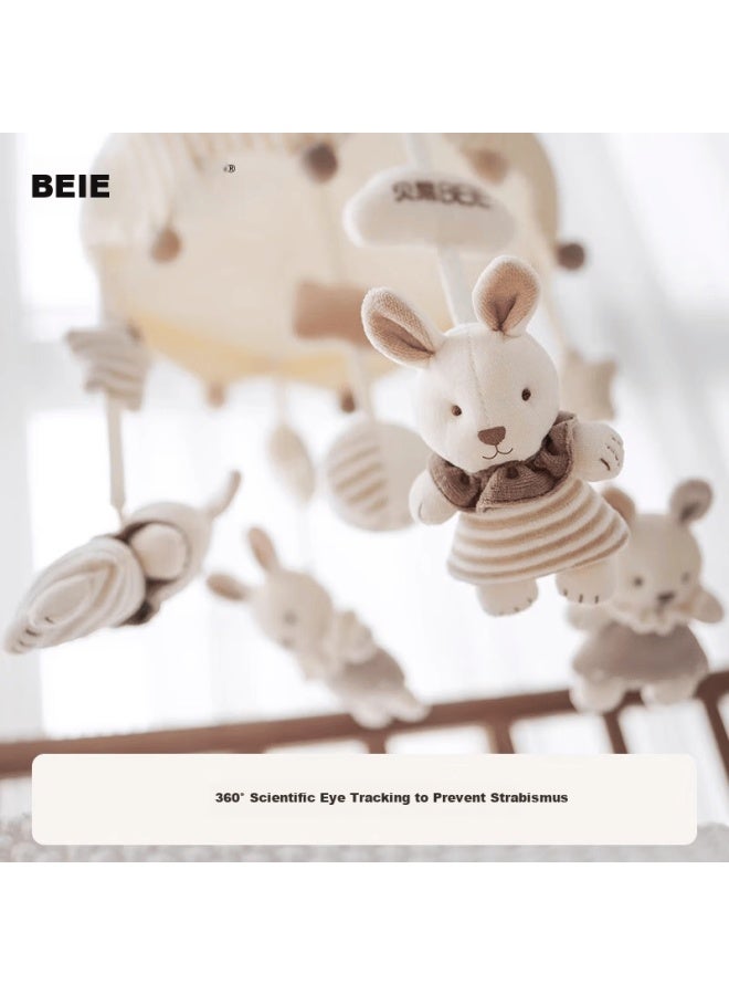 Beie Beiestate Fabric Hanging Musical Rotating Crib Mobile Animal Park Rechargeable Newborn Baby Gift - Image 2