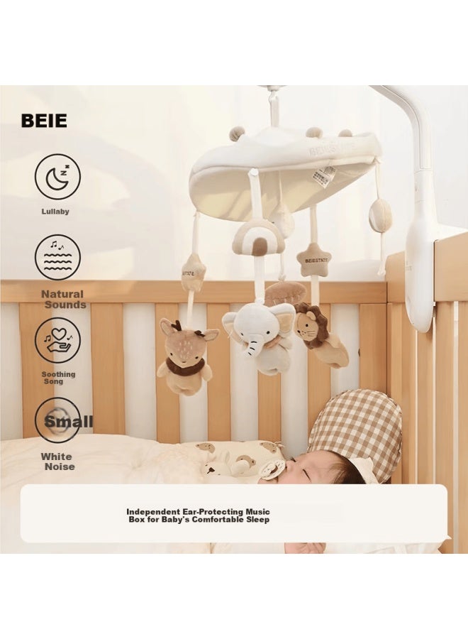 Beie Beiestate Fabric Hanging Musical Rotating Crib Mobile Animal Park Rechargeable Newborn Baby Gift - Image 3