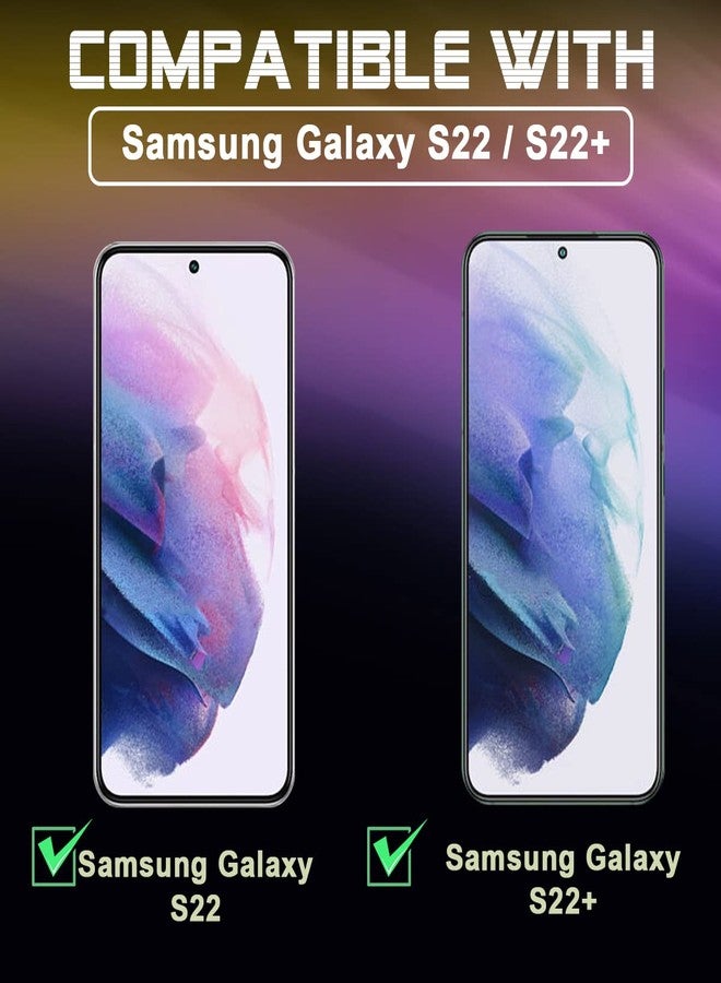 Orzero (3 Pack) Camera Lens Protector Compatible for Samsung Galaxy S22 5G, Samsung Galaxy S22 Plus 5G, Protector de Cámera Tempered Glass 9 Hardness HD Anti-Scratch Full Coverage Bubble-Free - Image 2