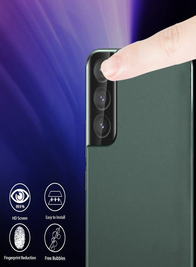 Orzero (3 Pack) Camera Lens Protector Compatible for Samsung Galaxy S22 5G, Samsung Galaxy S22 Plus 5G, Protector de Cámera Tempered Glass 9 Hardness HD Anti-Scratch Full Coverage Bubble-Free - Image 3