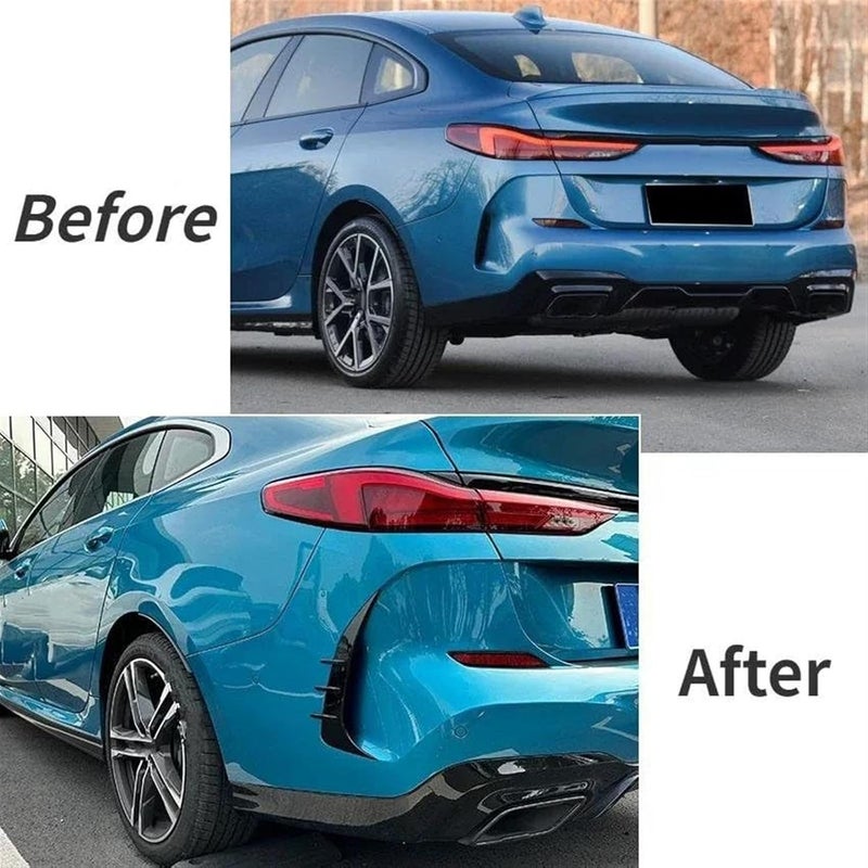 Vuzmode Carbon Look Rear Bumper Spoiler for BMW 2 Series - Image 4