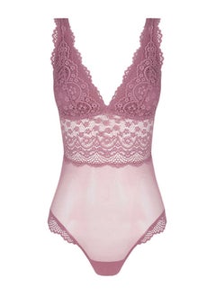 women'secret Tulle lace halter bodysuit  - Image 4
