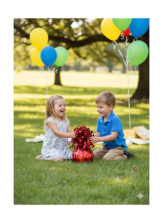 Ciao Balloon Weight 175g Solid Red – Heavy Base for Helium Balloons, Weddings & Party Decorations - Image 2
