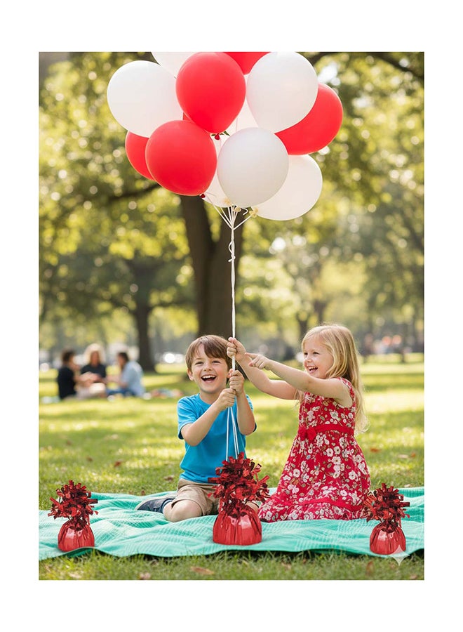 Ciao Balloon Weight 175g Solid Red – Heavy Base for Helium Balloons, Weddings & Party Decorations - Image 3