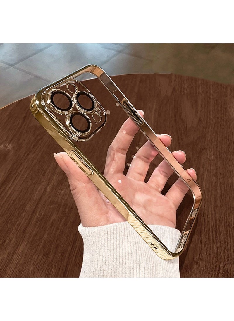 Dexmon - iPhone 14 Pro Max Case 3D Camera and Lens Lens Protection Razer Plating Case - Image 1