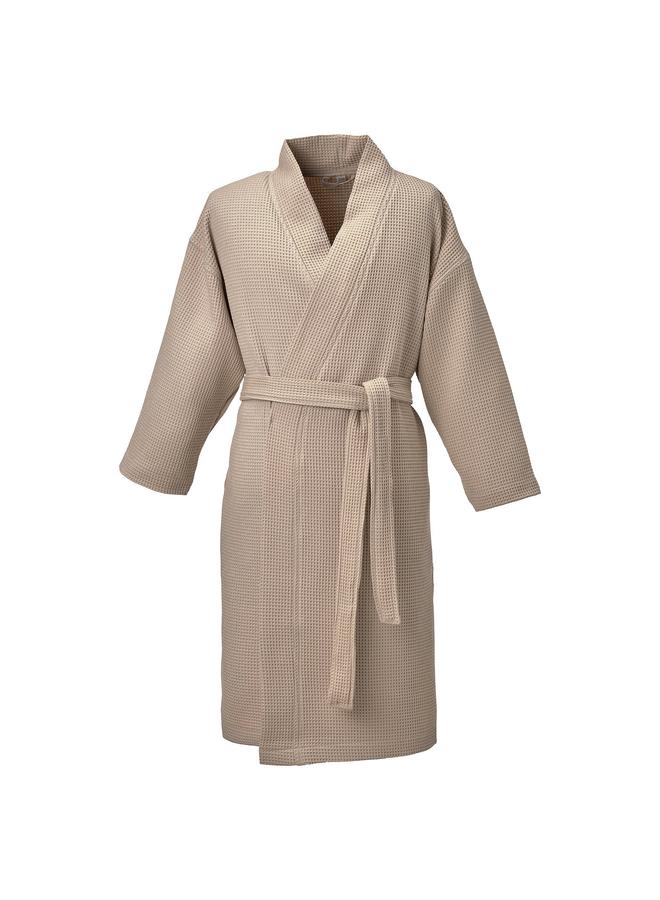 erorex Bath robe, beige, L/XL - Image 1