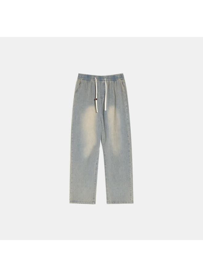 Rigorer Men's Lightweight Soft Versatile Vintage Straight-leg Jeans - Image 1